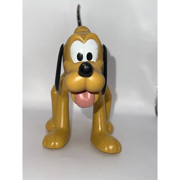 Vintage 1970s Disney Pluto Posable Mickey Mouse Dog Collector Toy - Picture 1 of 12